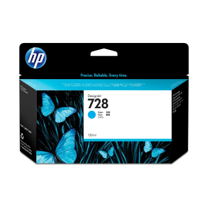 tinta HP 728 DesignJet cian de 130 ml F9J67A